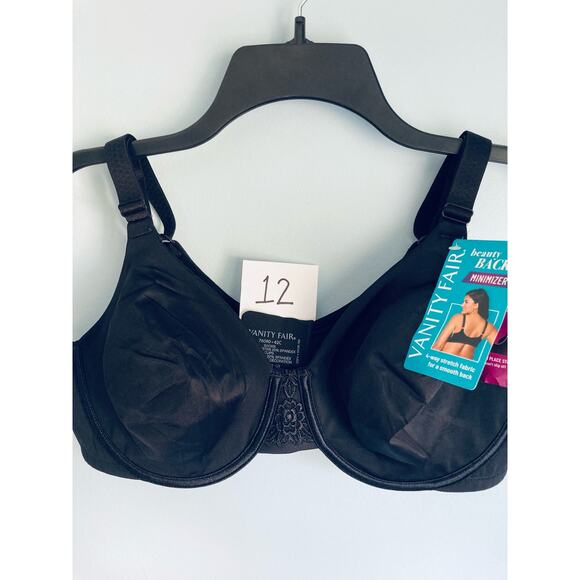 Vanity Fair Bra Black 42C NWT Unlined - Picture 11 of 11